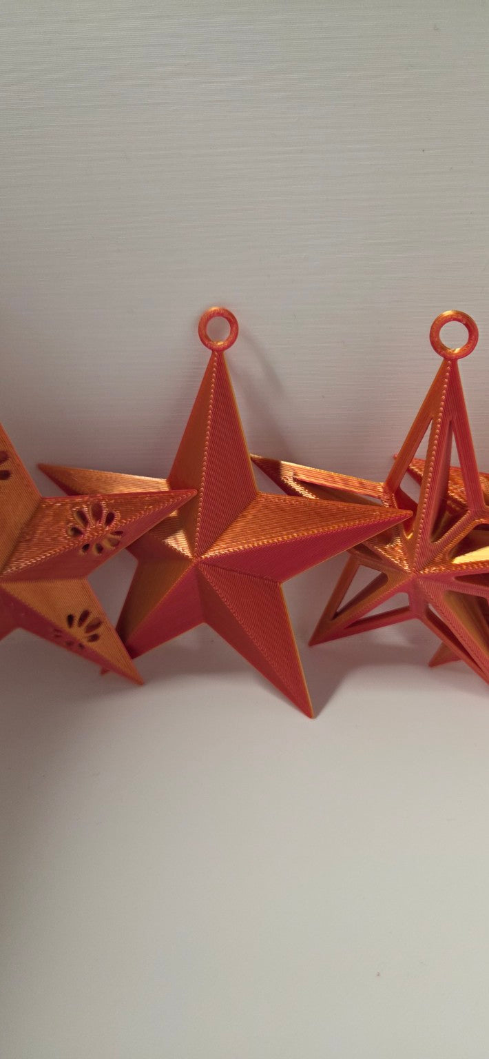 Christmas star decoration design 3