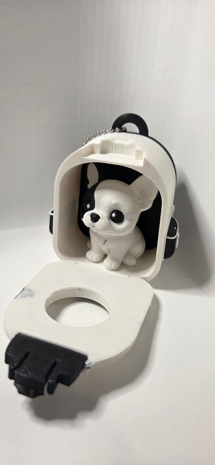 French Bulldog in Mini Pet Carrier – view 2