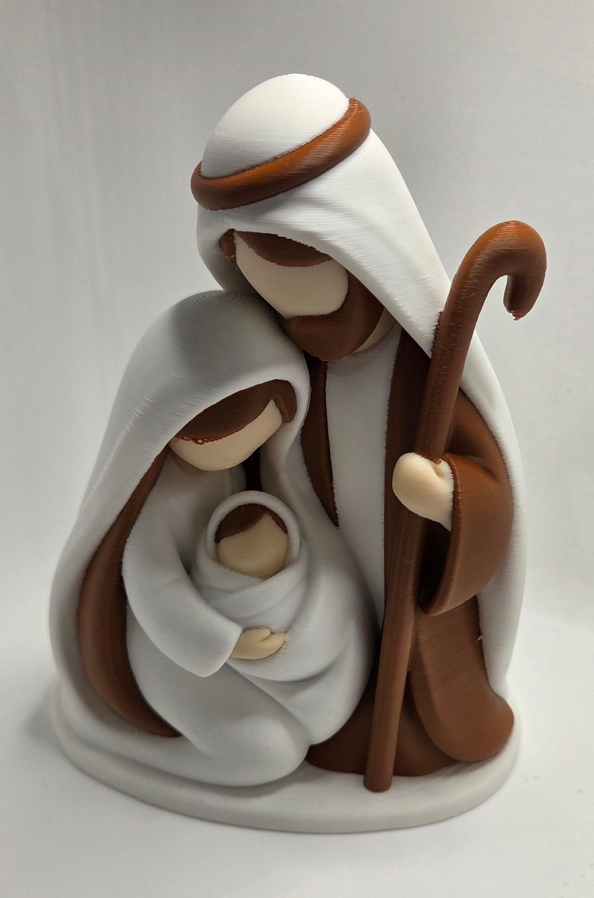 Modern Nativity Scene | 3D Printed Christmas Decoration