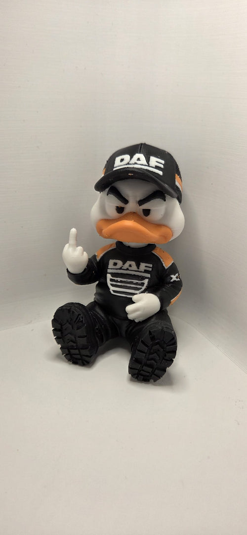 15 cm 3D-printed DAF trucker duck